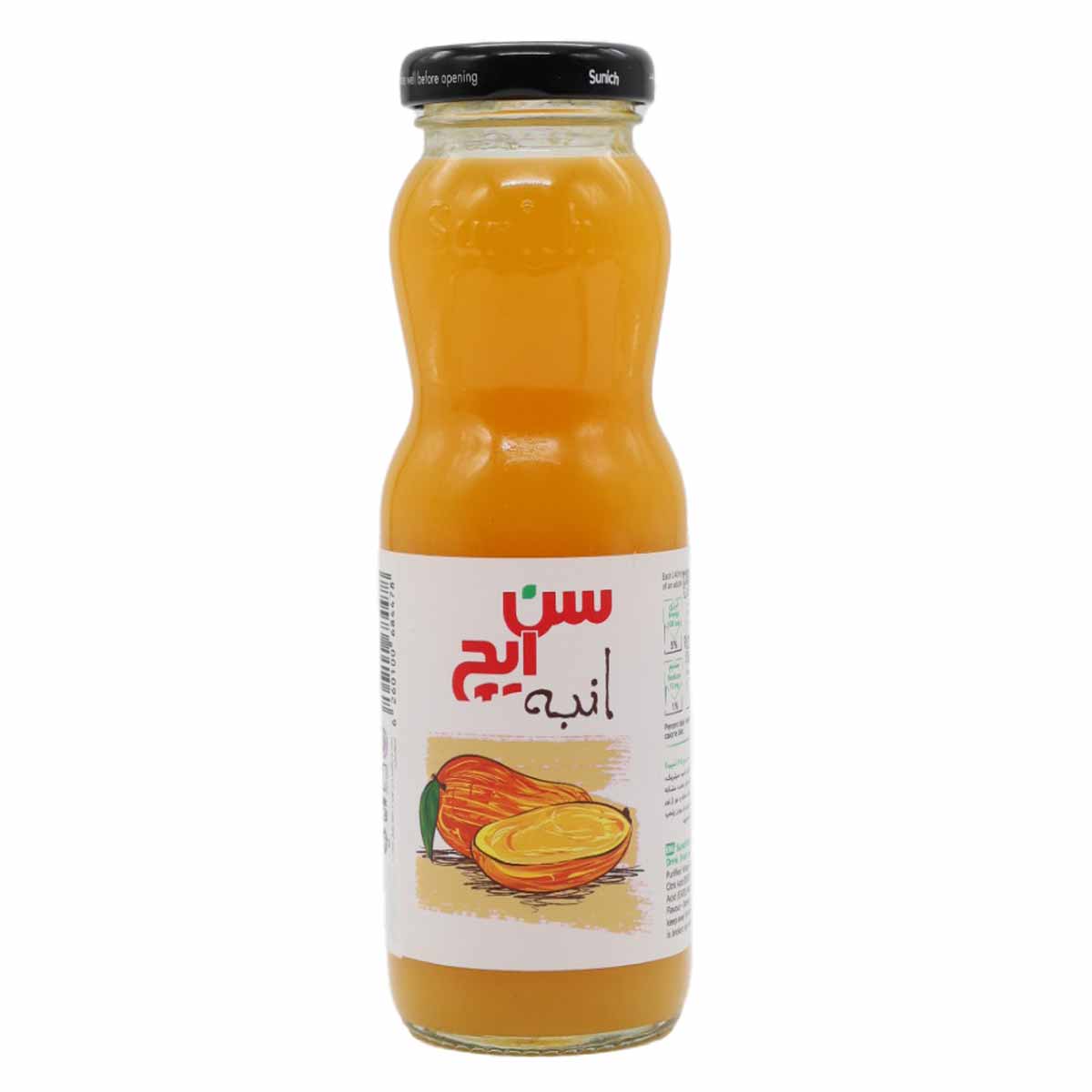 نکتار انبه شیشه ای سن ایچ 200 میلی لیتر