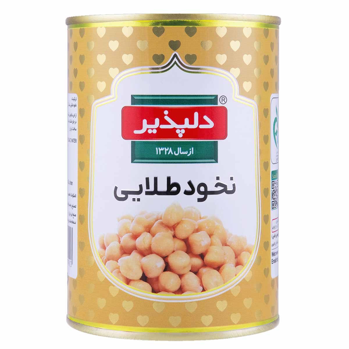 کنسرو نخود طلایی ( آبگوشتی ) دلپذیر 420 گرم