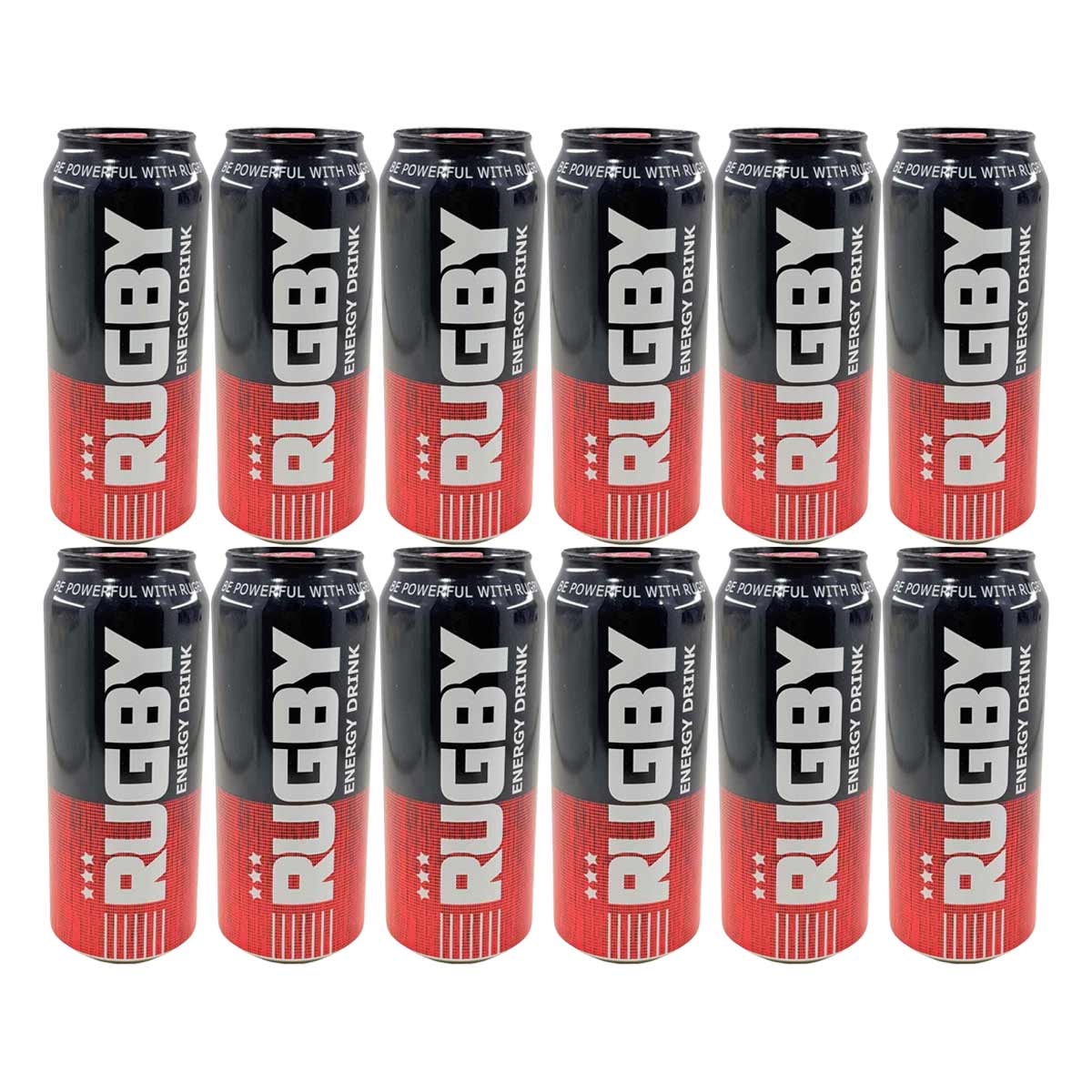 پکیج انرژی زا گازدار کلاسیک قوطی راگبی 500 میلی لیتر 12 عددی