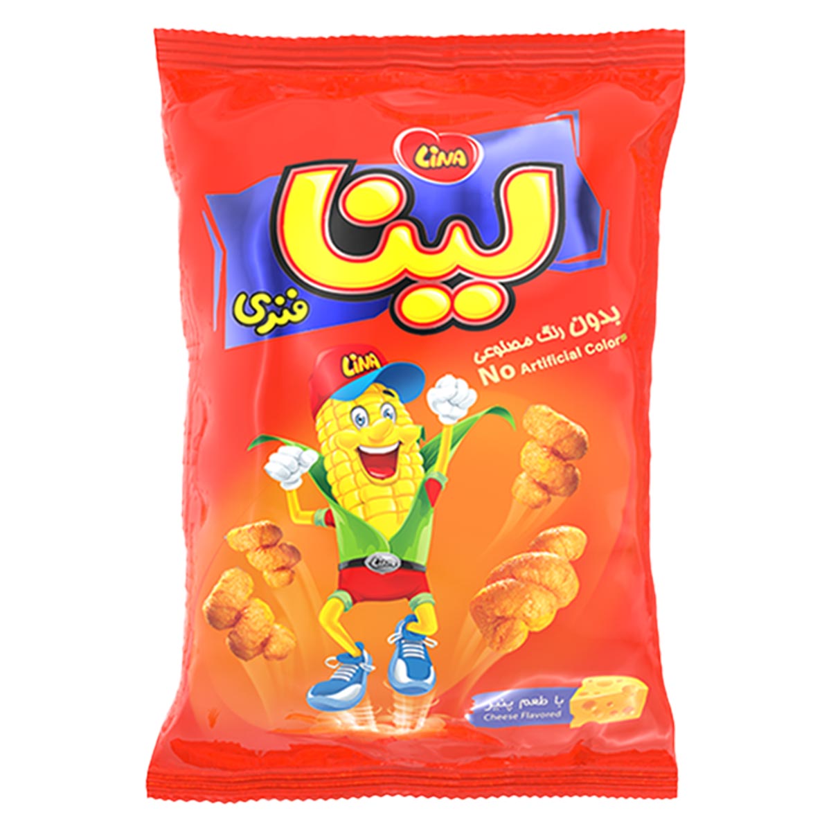 پفک پنیری فنری لینا 40 گرم