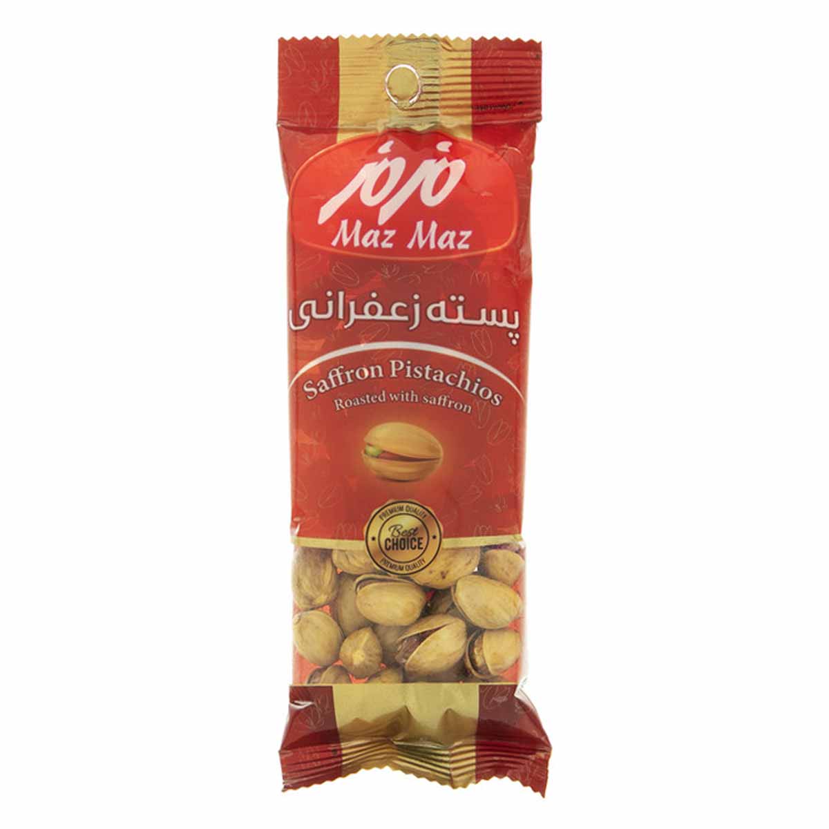 پسته زعفرانی مزمز 40 گرم