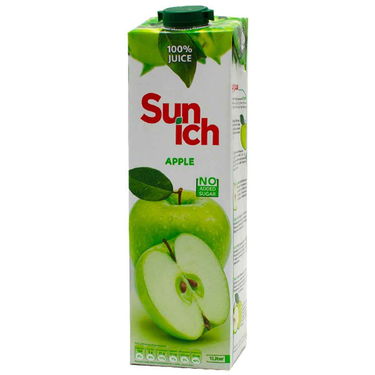 آبمیوه سیب سبز سن ایچ 1 لیتر 