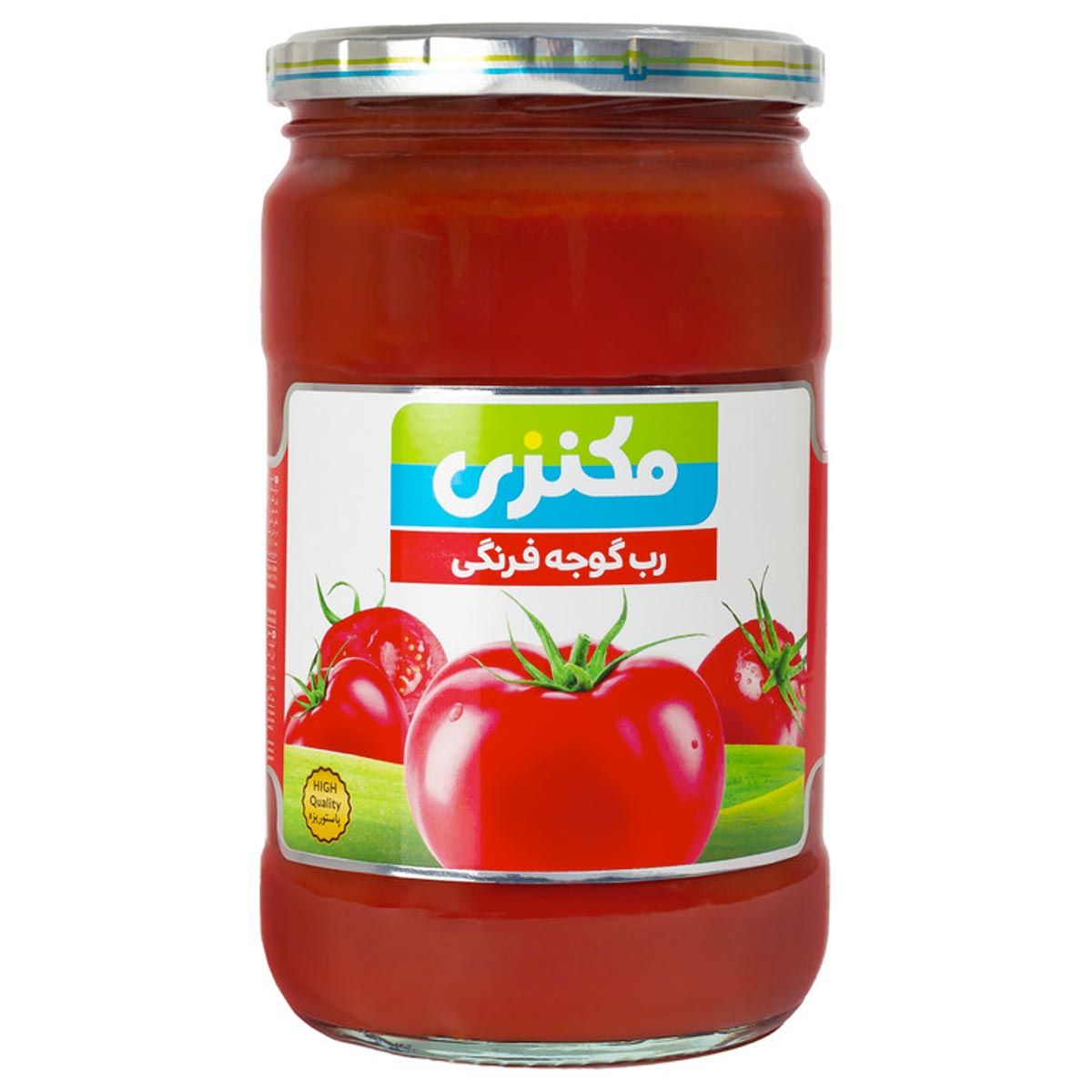کنسرو رب گوجه فرنگی شیشه مکنزی 700 گرم
