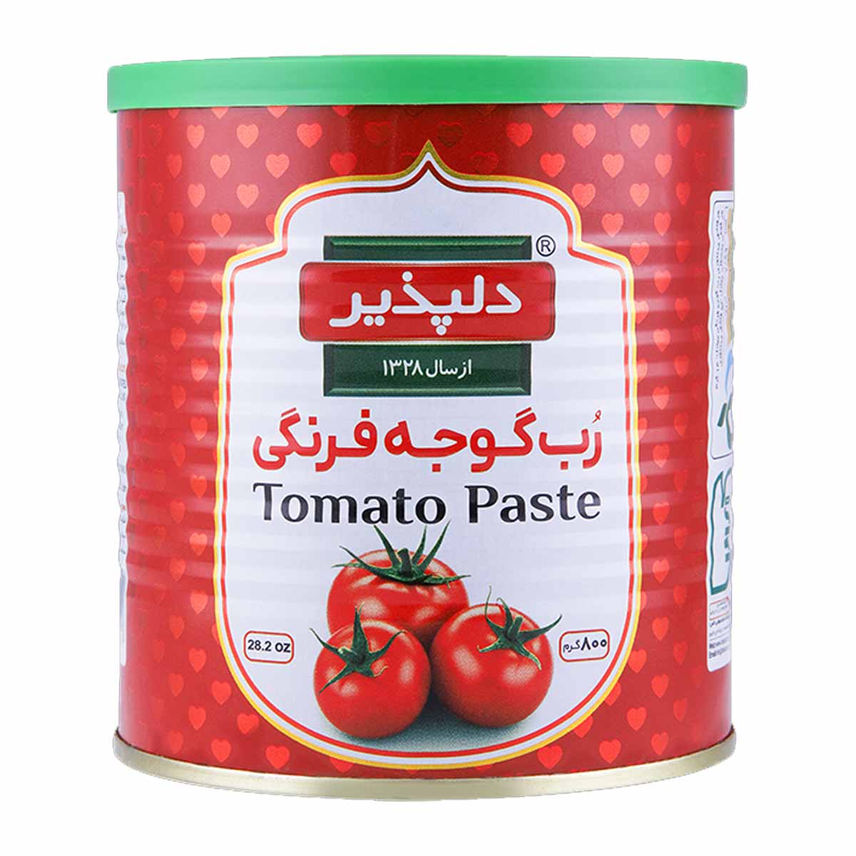 کنسرو رب گوجه فرنگی آسان بازشو دلپذیر 800 گرم