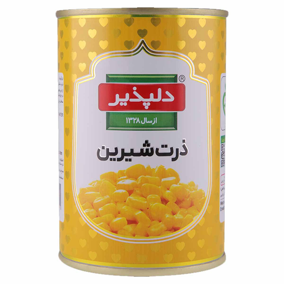 کنسرو ذرت شیرین دلپذیر 420 گرم