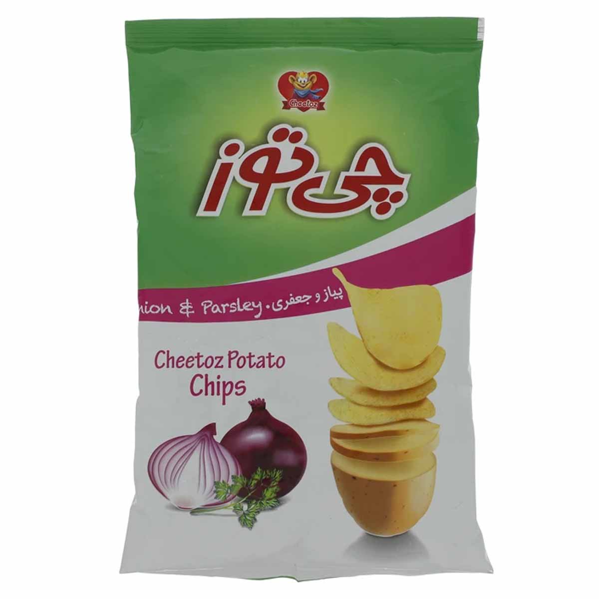 چیپس پیاز و جعفری چی توز 65 گرم