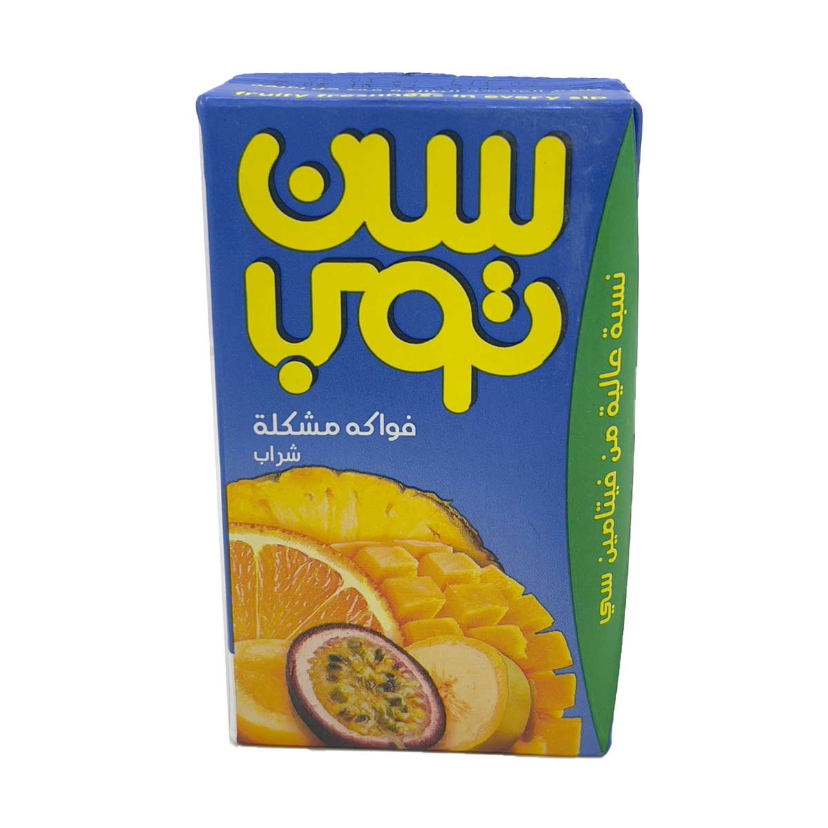 آبمیوه پاکتی مخلوط ( انبه ، پشن فروت ، آناناس ، پرتقال ) اماراتی سان تاپ 250 میلی لیتر