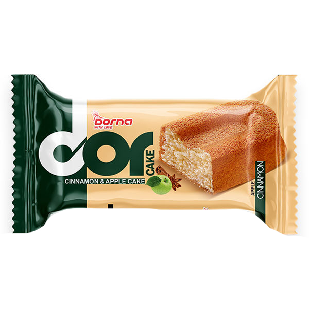 کیک با طعم سیب و دارچین در کیک درنا 50 گرم