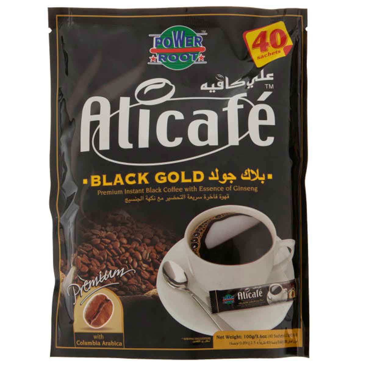 پودر قهوه مدل بلک گلد علی کافه 40 عددی  