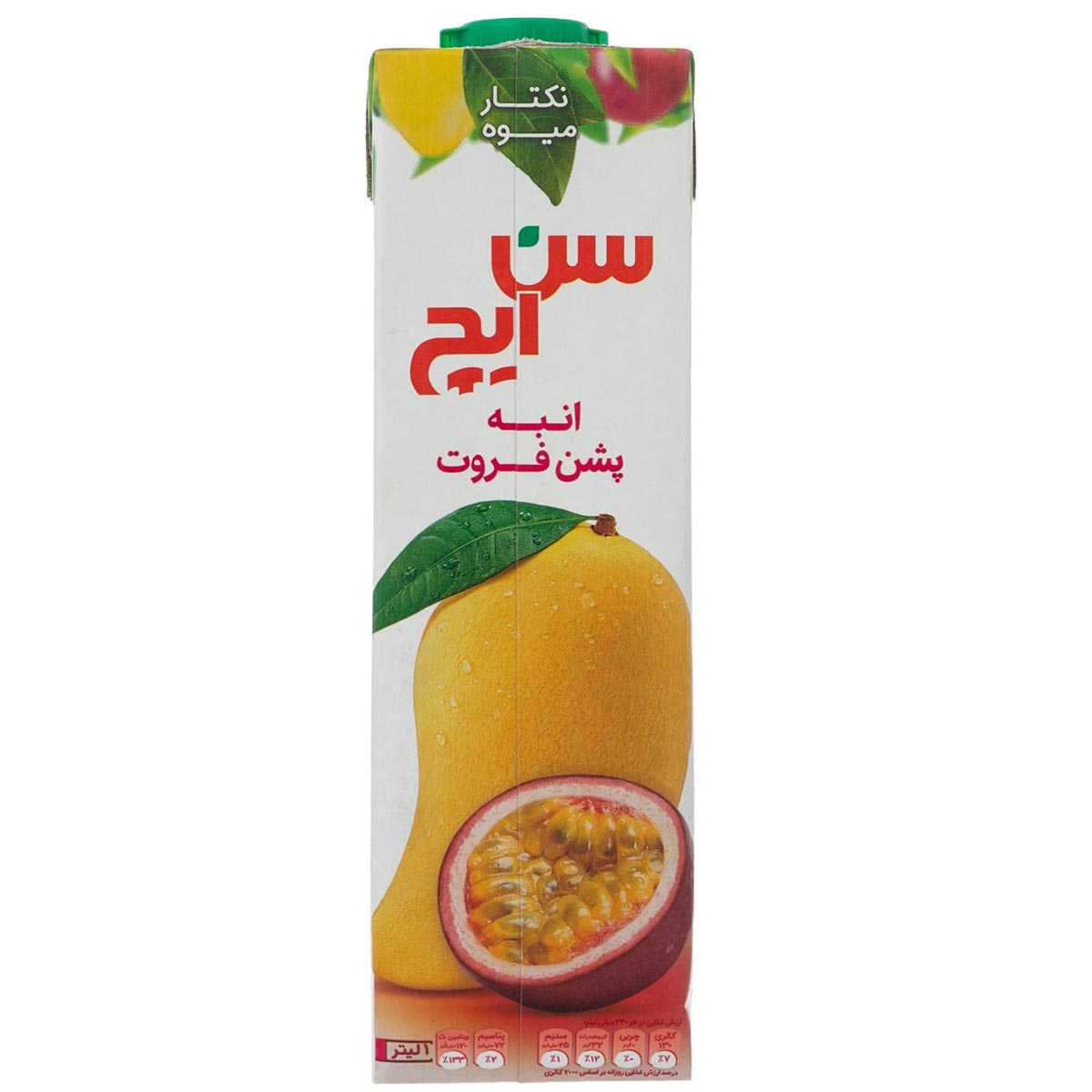 نکتار انبه پشن فروت پاکتی سن ایچ 1 لیتر