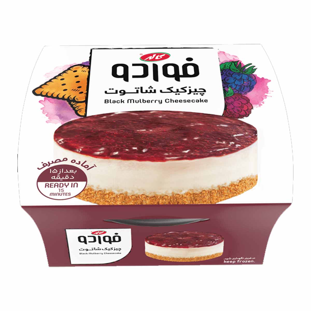 دسر چیز کیک با سس شاتوت کاله 90 گرم