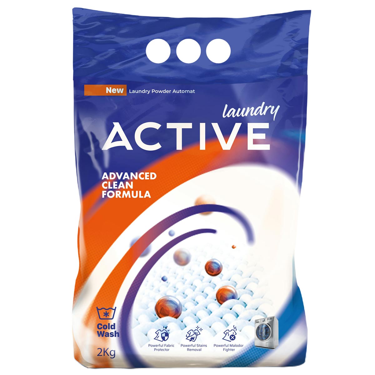 پودر ماشین لباسشویی مدل Advanced Clean اکتیو 2 کیلوگرم