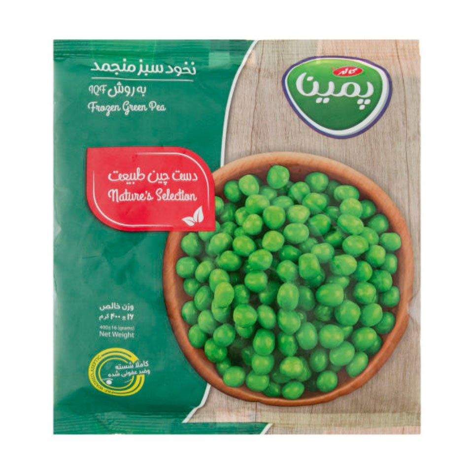 نخود سبز منجمد پمینا کاله 400 گرم