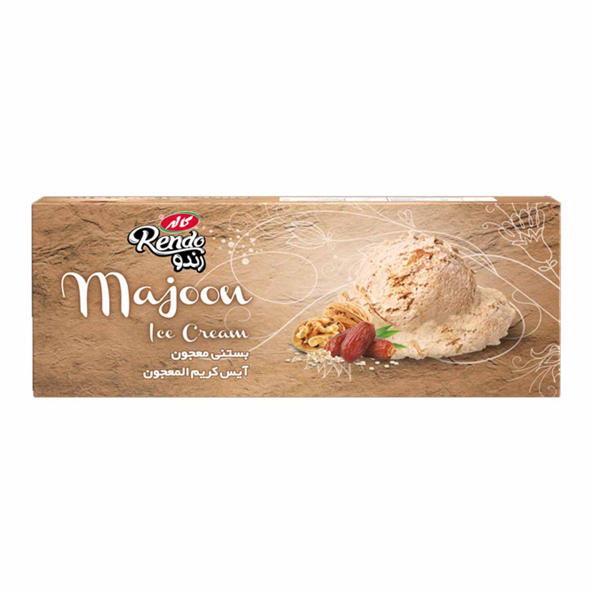 بستنی معجون پاکتی رندو کاله 1 لیتر ( 500 گرم )