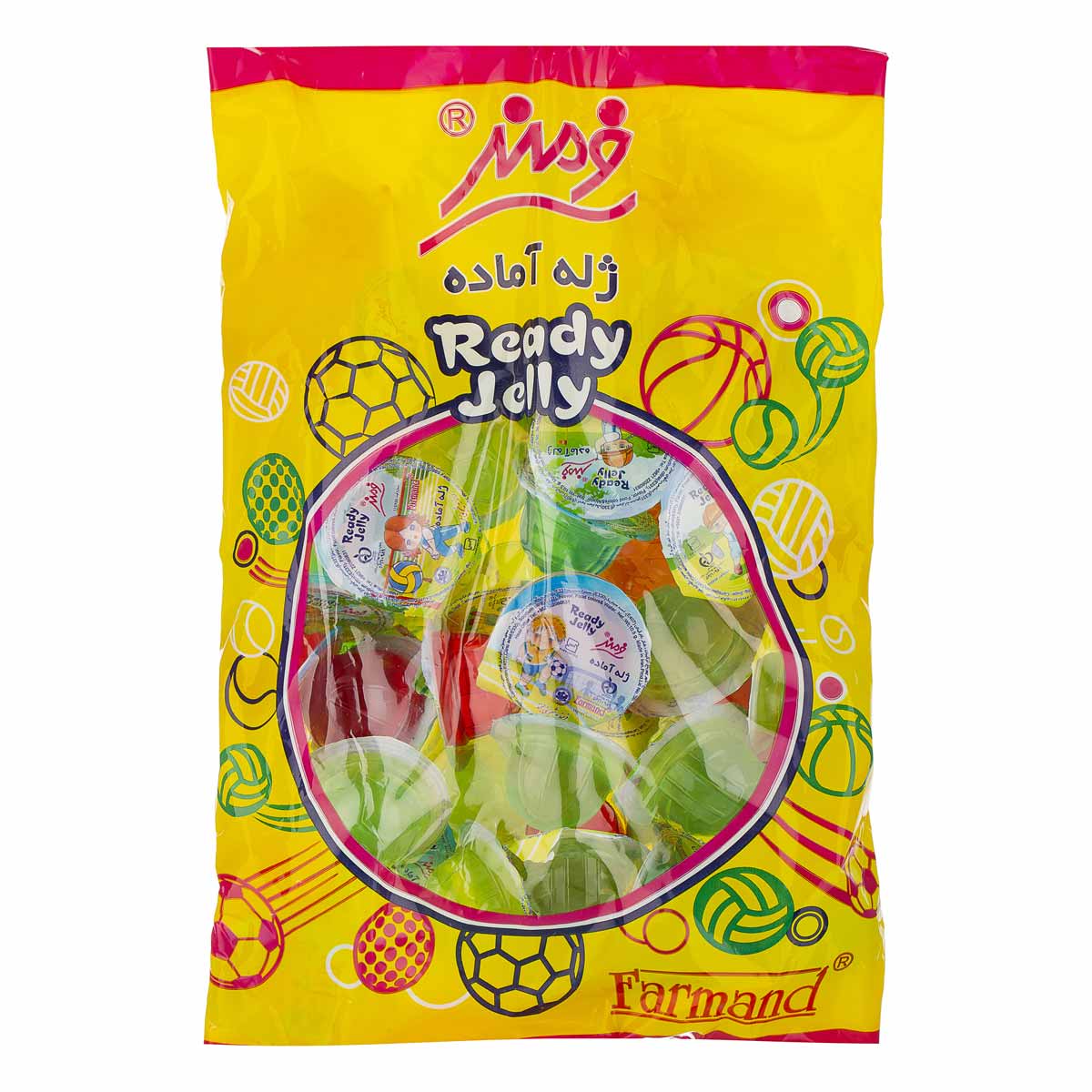 ژله آماده میوه ای توپی فرمند 48 عددی 