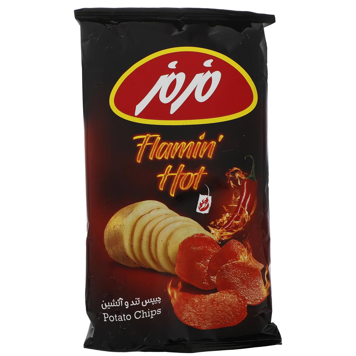 چیپس تند و آتشین مزمز 65 گرم
