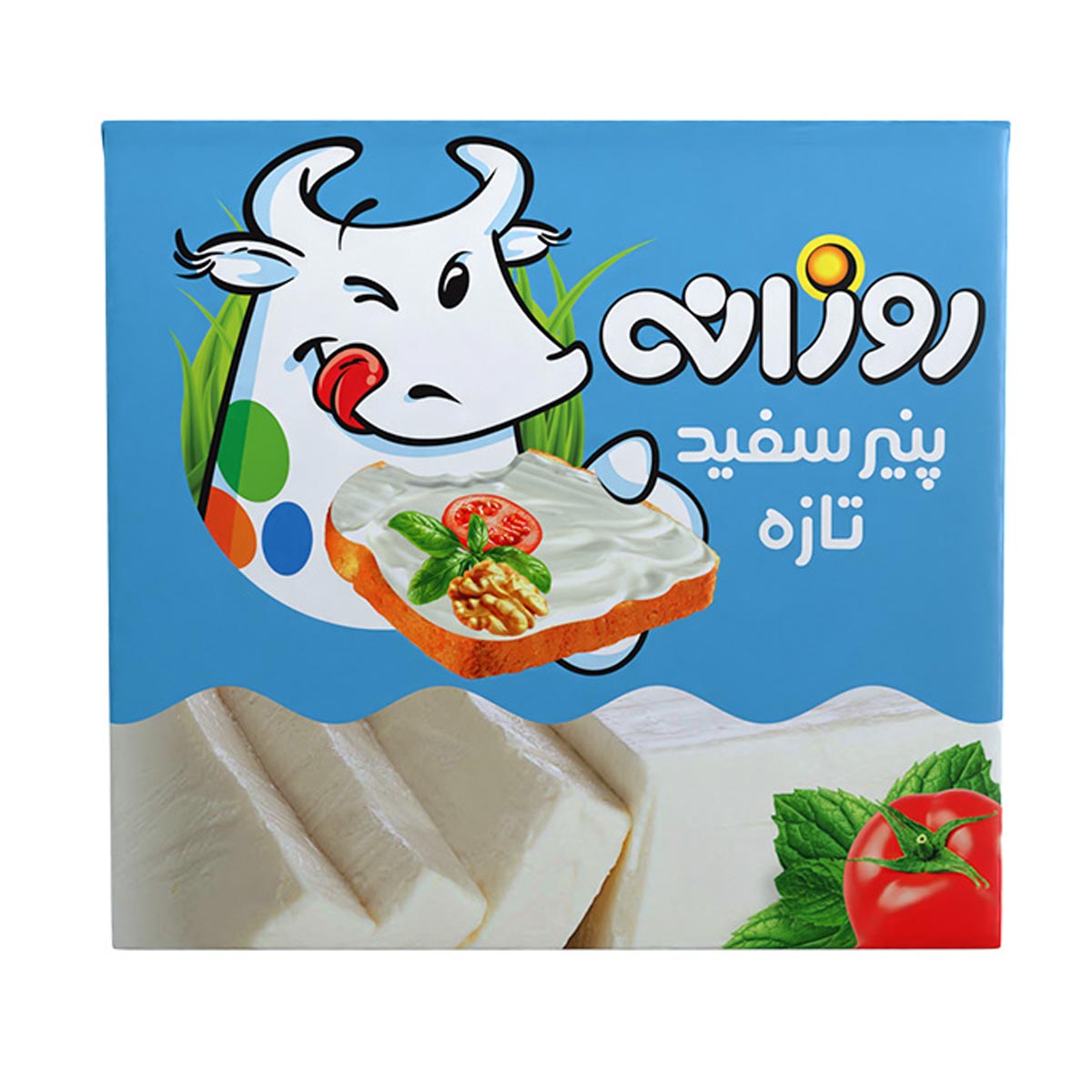 پنیر پاکتی سفید تازه پرچرب روزانه 515 گرم