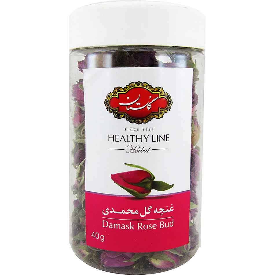 غنچه گل محمدی گلستان 40 گرم