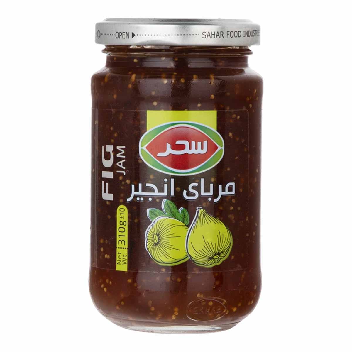 مربای انجیر شیشه سحر 310 گرم 