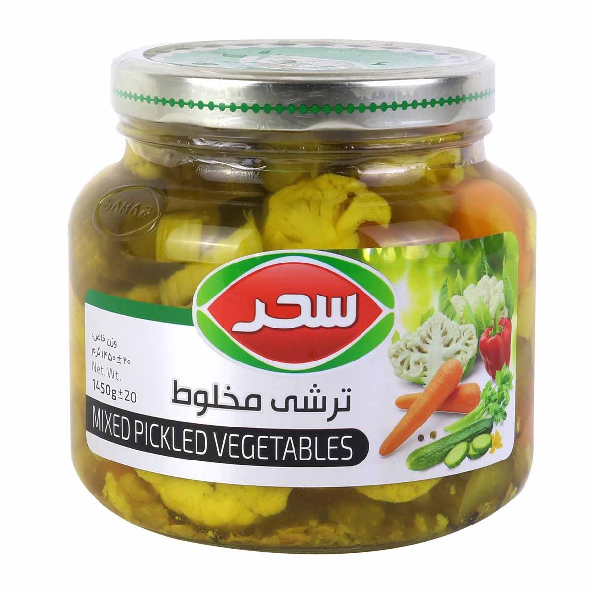 ترشی مخلوط سحر 1450 گرم